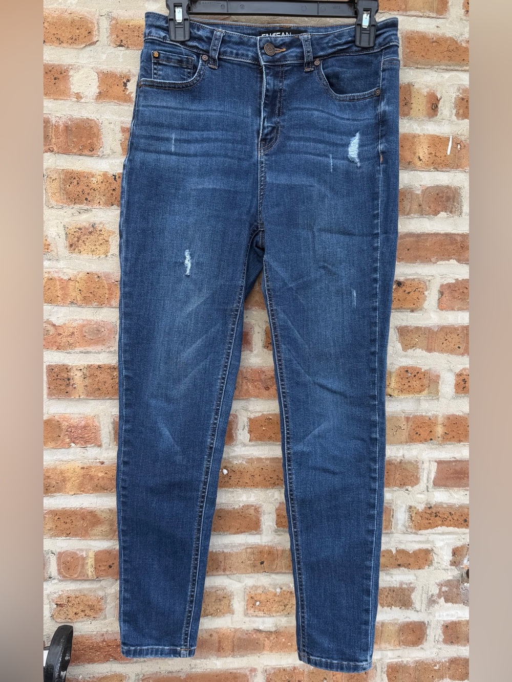 Dark Blue Stretch Skinny Jeans